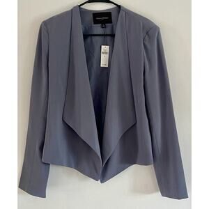 NWT Banana Republic Mercury Grey Blazer Jacket Women Size 8